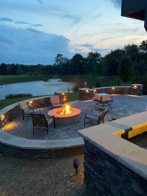 Paver and Concrete Patios - Our paver patios are created with the highest quality materials and built to last. We offer the best warranty in the industry, so you can rest assured that your patio will provide years of enjoyment. Our experienced professionals will work with you to design and install a patio that matches the style and colors of the interior of your home, bringing living outdoors.
