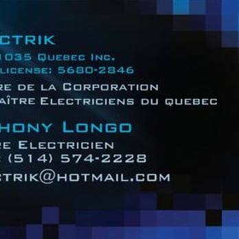 iElectrik - Contact us - Electricians Near Me - Montreal, Quebec iElectrik - Contact us - Electricians Near Me - Montreal, Quebec