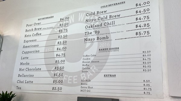 Menu photo 4 Snow White Coffee Oakland, CA Menu photo 4 Snow White Coffee Oakland, CA
