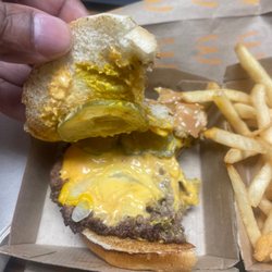 McDonald's - This was suppose to be a quarter pounder sandwich.