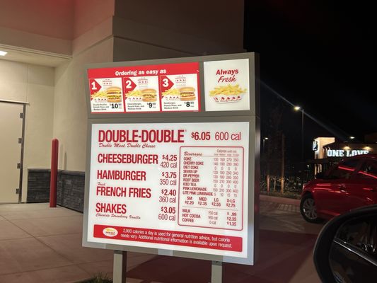 Menu photo 3 In-N-Out Burger Hayward, CA Menu photo 3 In-N-Out Burger Hayward, CA
