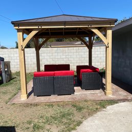 Gazebo installed by JD Assembly