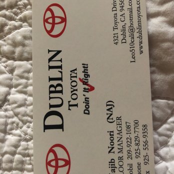 Dublin Toyota - Business card - Car Dealers Near Me - Dublin, California Dublin Toyota - Business card - Car Dealers Near Me - Dublin, California