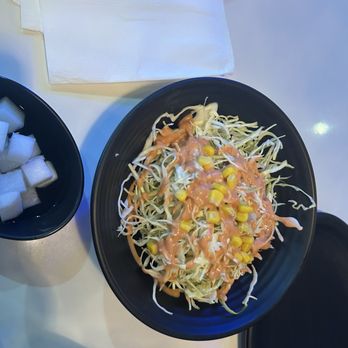 99 K-Chicken & Pizza - Side cabbage salad and pickle radish - Chicken Wings Near Me - Johns Creek, Georgia
