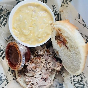 Shorty's True American Roadhouse - Lil' Pork Sandwich and Macaroni & Cheese - Burgers Near Me - Toledo, Ohio