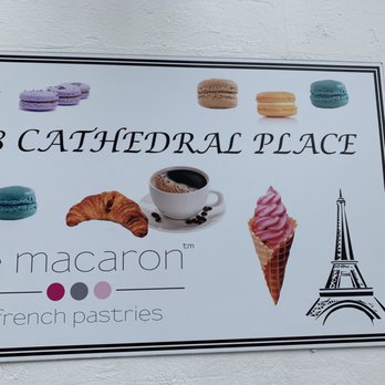 Le Macaron French Pastries - Sign I. Front of building - Coffee & Tea Near Me - St. Augustine, Florida