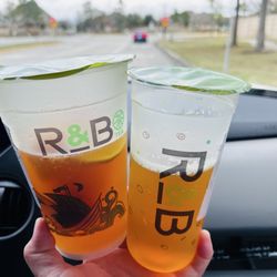 R&B Tea - Spring - Half cup of tea when you asked no ice