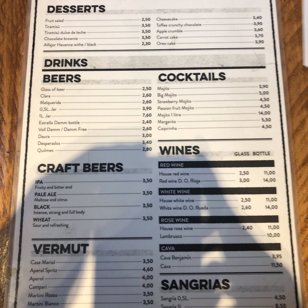 Mucci's - Menu - Pizza Near Me - Barcelona, B Mucci's - Menu - Pizza Near Me - Barcelona, B