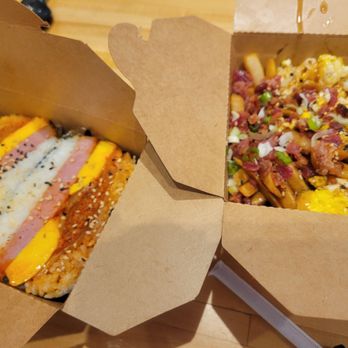 Capital Musubi - Tysons - Kimchi spam musubi & Loco Moco Fries - Japanese Near Me - Tysons, Virginia