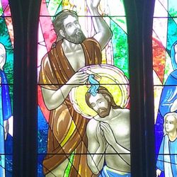 St Gabriel's Church - Stained glass from St. Gabriel's, Marion MA.