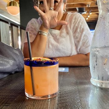 Chelsea Corner - Blood Orange Jalapeño Margarita - American Near Me - Dallas, Texas