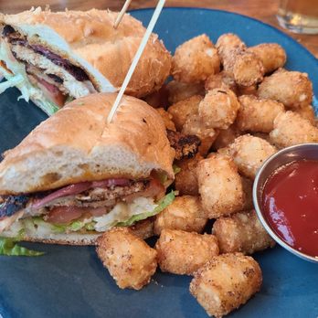 The Lab Collaborative - Jamaican Jerk Chicken Sandwich - New American Near Me - Oceanside, California The Lab Collaborative - Jamaican Jerk Chicken Sandwich - New American Near Me - Oceanside, California