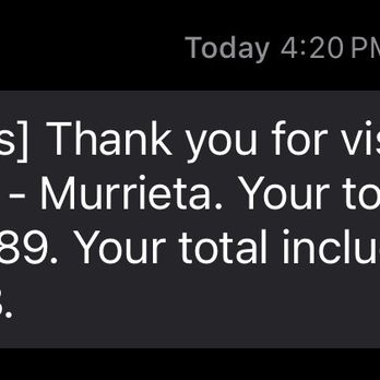 Ding Tea - Murrieta - Receipt - Bubble Tea Near Me - Murrieta, California