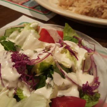 Il Pescatore - Salad drenched in ranch dressing. - Italian Near Me - Orlando, Florida Il Pescatore - Salad drenched in ranch dressing. - Italian Near Me - Orlando, Florida