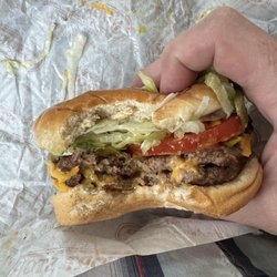 Short Stop - Double Double Cheeseburger all the way add Jalapeños