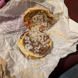 McDonald's - I asked for extra onion and pickles