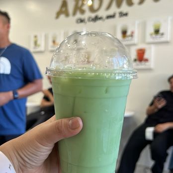 Aroma - Pandan Milk Tea - Desserts Near Me - San Jose, California