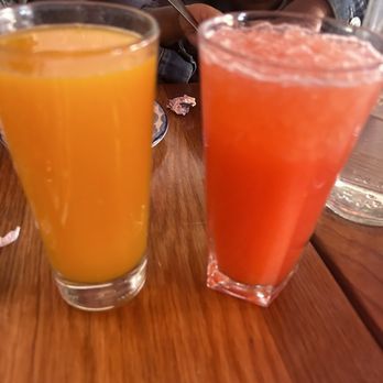 Chavela's - Strawberry Agua fresca and Fresh OJ - Mexican Near Me - Brooklyn, New York