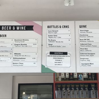 Pitfire Pizza - Drinks menu July 2022 - Pizza Near Me - North Hollywood, California