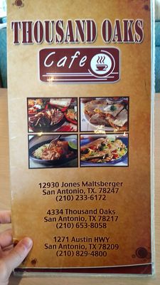 Menu photo 8 Thousand Oak Cafe II San Antonio, TX Menu photo 8 Thousand Oak Cafe II San Antonio, TX