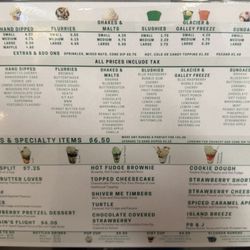 The Galley - Menu
