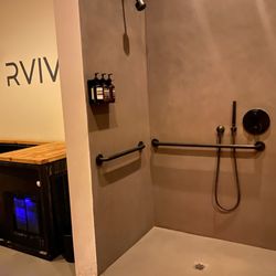 RVIVL - Private Shower,sauna and cold plunge room - sauna is not pictured but to the right