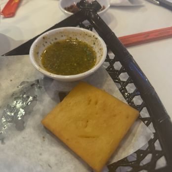 Pa Lian - Fried chickpea tofu - Burmese Near Me - Wheaton, Illinois Pa Lian - Fried chickpea tofu - Burmese Near Me - Wheaton, Illinois