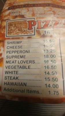 Menu photo 2 Titos Pizza Spring Hill, FL Menu photo 2 Titos Pizza Spring Hill, FL