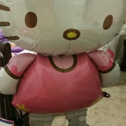 Party City - Bring an inflatable, life-size version of Hello Kitty to your little girls next birthday party!! She is a hit!