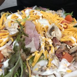 a plate of salad a plate of salad