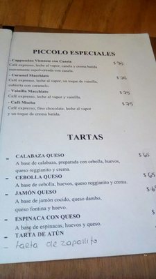 Menu photo 3 Piccolo Caffe Buenos Aires, C