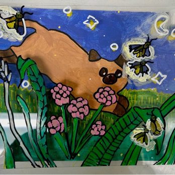 Twinkle Monster Art Studio - Project using different layers and materials - Art Schools Near Me - Diamond Bar, California