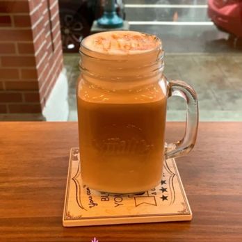 Cafe Delitzi - Caramel macchiato on the bar - Cafes Near Me - Coquitlam, British Columbia Cafe Delitzi - Caramel macchiato on the bar - Cafes Near Me - Coquitlam, British Columbia