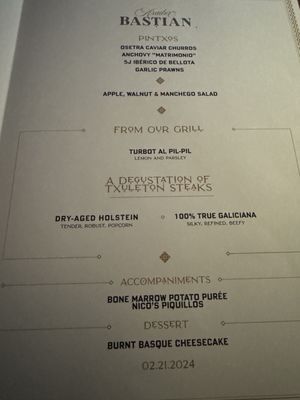 Menu photo 8 Asador Bastian Chicago, IL