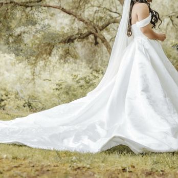 Aracely’s Tailoring and Alterations - She added sleeves and hemmed my dress/train about 1 ft. It was heavy before and she also took out one of the layers. - Sewing & Alterations Near Me - Fair Oaks, California