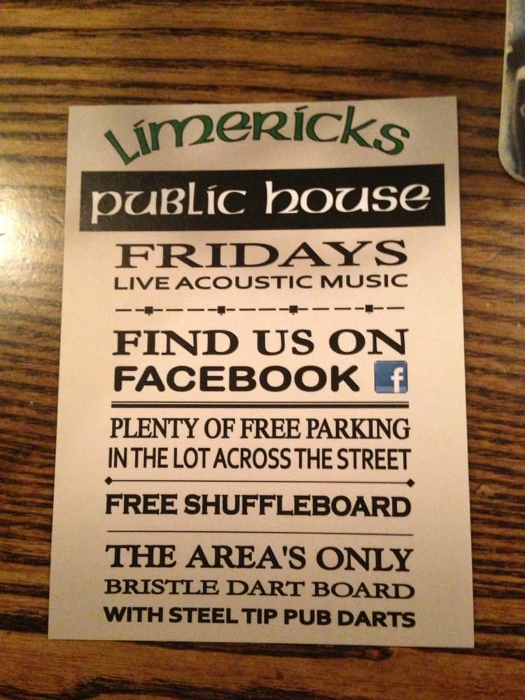 LIMERICKS PUBLIC HOUSE Updated September 2024 12 Reviews 121