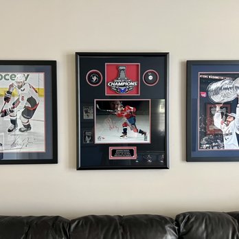 Ashburn Art & Framing - Two Michal Kempny and one Alex Ovechkin signed & framed photos. - Framing Near Me - Ashburn, Virginia