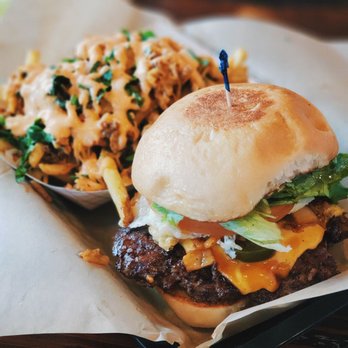 LA Burger - LA burger with k-fries - Burgers Near Me - Carrollton, Texas LA Burger - LA burger with k-fries - Burgers Near Me - Carrollton, Texas