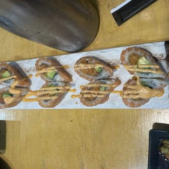 Akame Sushi - Salmon Lava - Sushi Bars Near Me - Roseville, California Akame Sushi - Salmon Lava - Sushi Bars Near Me - Roseville, California