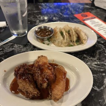 Bleu Ginger - Chicken wings and Pork Gyoza - Pan Asian Near Me - Groton, Connecticut