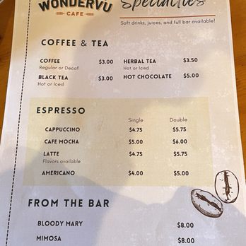 WONDERVU CAFE - Updated July 2025 - 101 Photos & 143 Reviews - 33492 ...