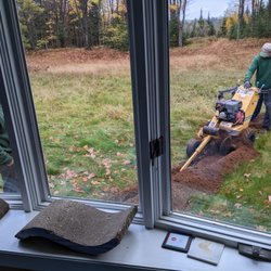 U P Propane - Digging that very long trench!