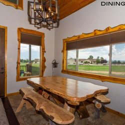 Natural Edge Custom Homes - natural edge window trim and custom table