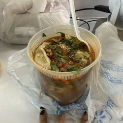 Soup beef momo