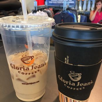 Gloria Jean's Coffees - Ice Latte and Hot Coffee, regular sizes - Coffee & Tea Near Me - Jackson, New Jersey