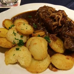 Gaststätte Lamm - Fleisch gut, Kartoffeln mal wieder TK. :(