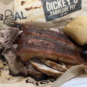 Dickey's Barbecue Pit - 3 Meat Plate - Barbeque Near Me - Ocoee, Florida