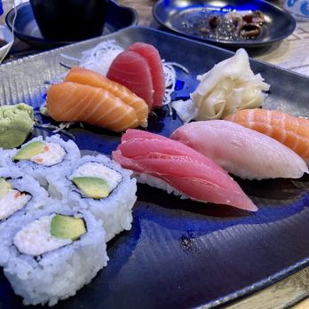 Bada Kitchen - Half and Half sashimi/sushi combo - Korean Near Me - Seaside, California