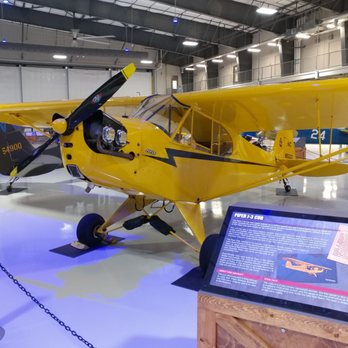 Lone Star Flight Museum - Piper Cub - Museums Near Me - Houston, Texas