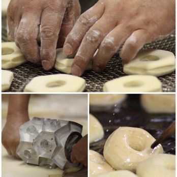 Donut Box - Ugh. They make their regular glazed donuts like this now. In this gross hex shape. - Breakfast & Brunch Near Me - Little Elm, Texas